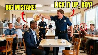 Cop Dumped Black Man's Lunch on the Diner Floor — His Captain's Knees Buckle as the Card Slides