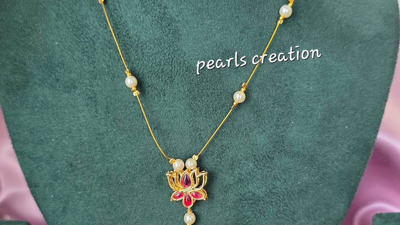 Invisible necklace making | invisible necklace ksa bnvaycha