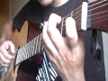 Silence and motion on guitar