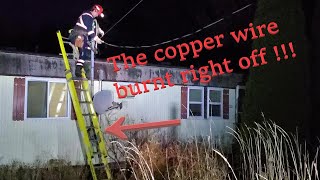 Homeowner reports partial power !