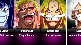 One Piece Laugh in Order of Alphabet | One Piece
