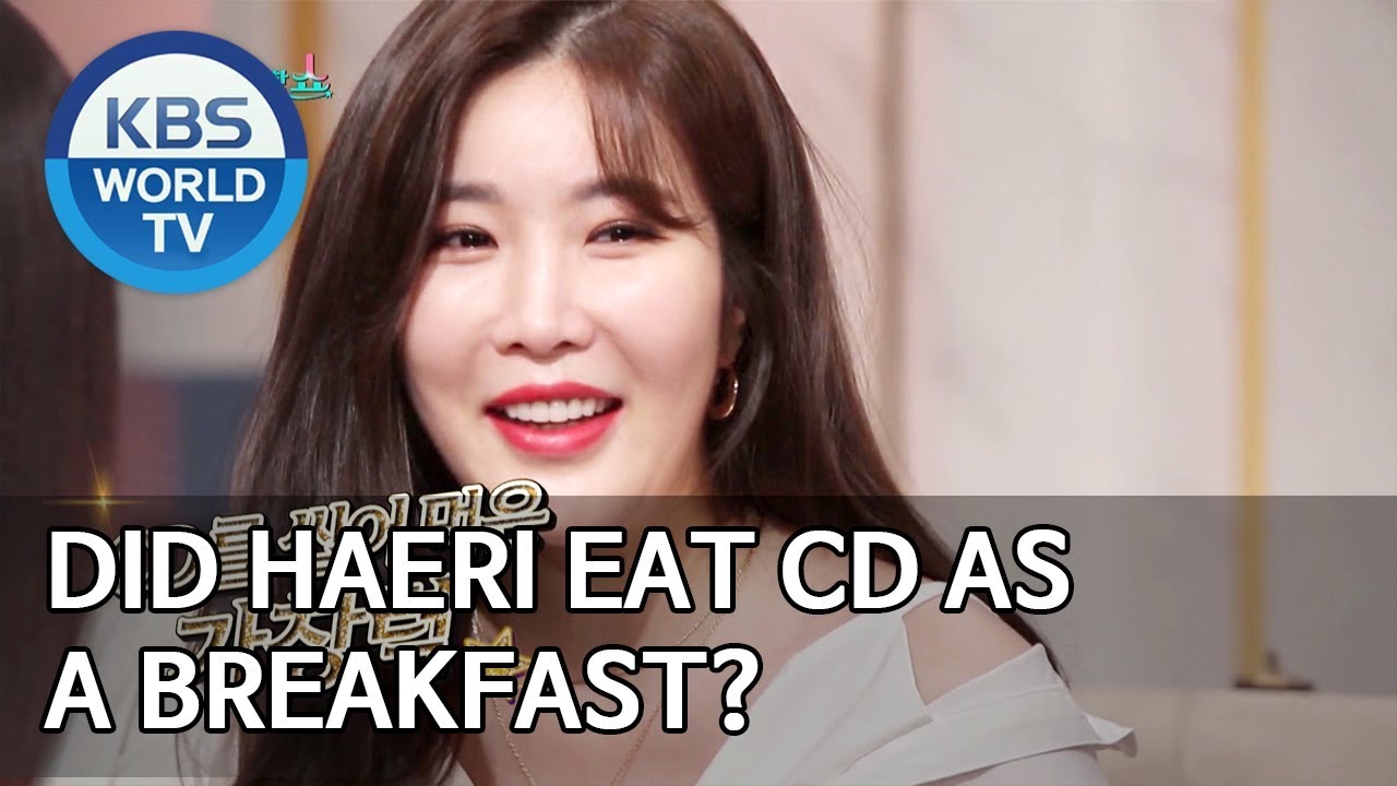 Did Haeri eat CD as a breakfast? [Happy Together/2019.11.07]