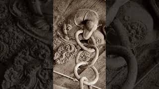 In  heart of Karnataka's Gaurishvara Temple, a remarkable stone-carved chain suspends from ceiling