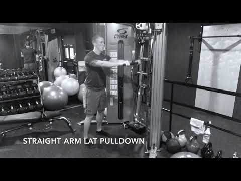 Straight Arm Lat Pulldown - Upside Strength Exercise Library