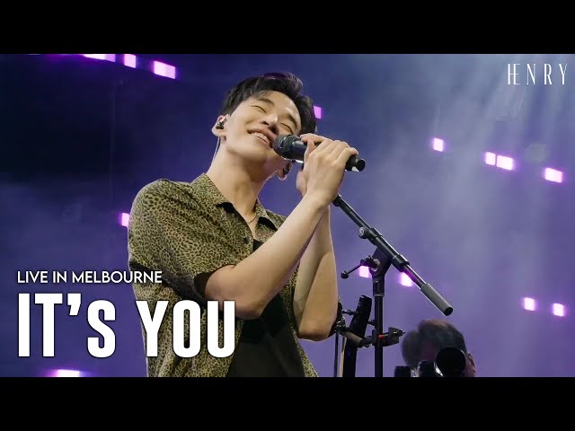 HENRY 'It's You' Live in Melbourne class=