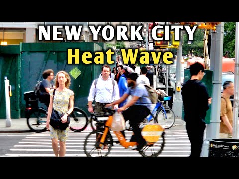 🥵 HEAT WAVE in New York City LIVE It's 90F/32C