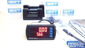 Precision Digital PD6100 (4). วิธีการตั้งค่า Maximum บันทึกค่าสูงสุด งานทดสอบแรงดึง หรือ แรงกด