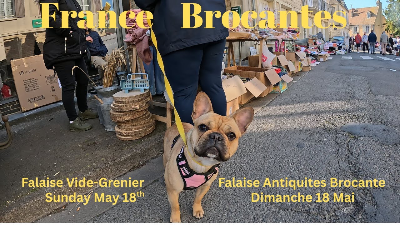 EP 39 Antiquing & Thrifting at Falaise Vide-Grenier Brocante & Flea markets in Normandy France
