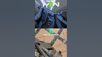 Fennec 45 vs. Vector animations | Call of Duty: Modern Warfare II vs. Delta Force