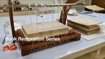 Book Restoration Series: Bookbinding - Part 5 (Sewing)