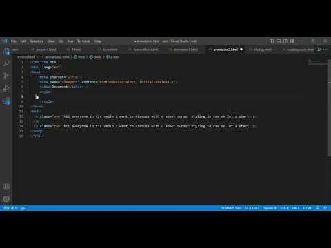cursor styling in css - YouTube