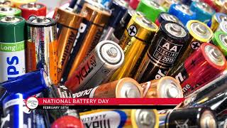 National Battery Day on February 18