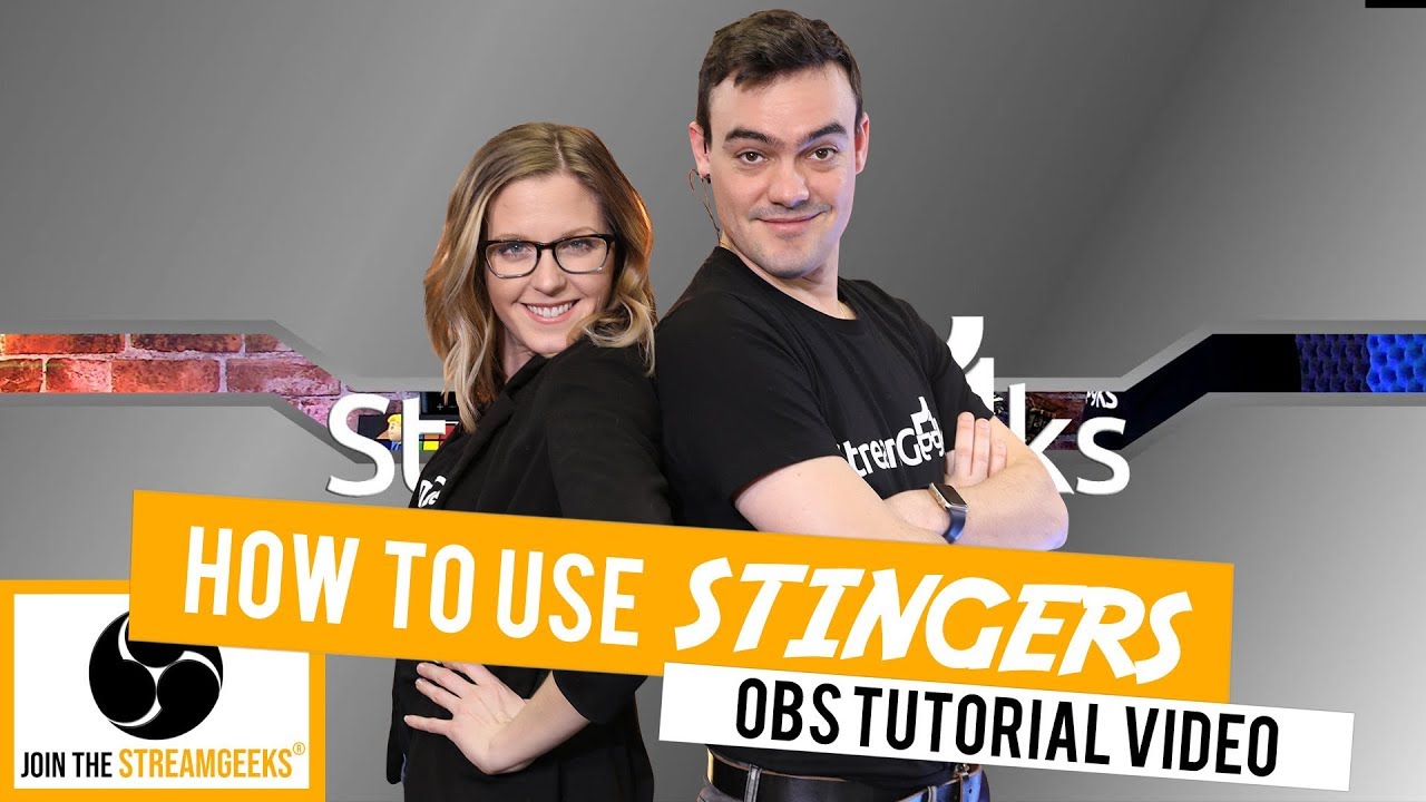 Script Stinger How to use Stingers in OBS - YouTube