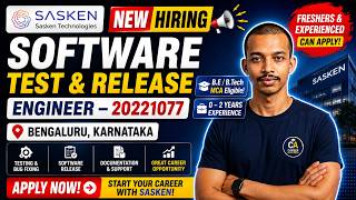 🚨 SASKEN HIRING 2026 🔥 Software Test & Release Engineer | 0–2 Years | B.E/B.Tech/MCA screenshot 4