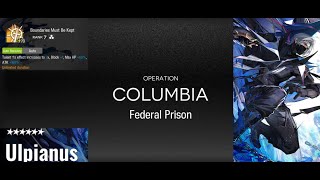 (CC4, Federal Prison) 1 Top+9 Decent Operator (Arknights : Columbia, Contingency Contract 4)