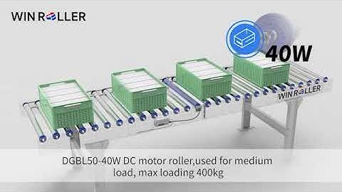 DC winroller conveyor roller.#conveyor #roller #automation #innovation