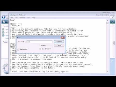 Beginner PHP Tutorial - 14 - Error Reporting