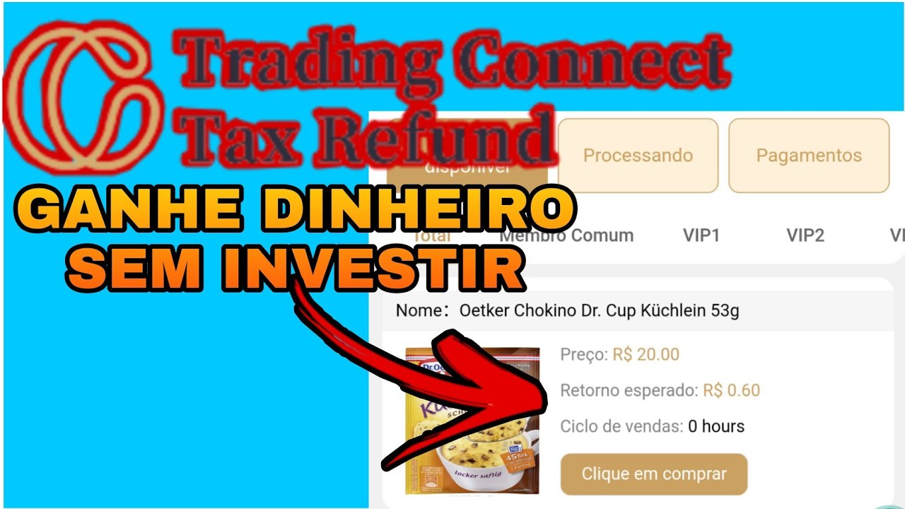 TRADING CONNECT – APP para GANHAR DINHEIRO NA INTERNET | SEM INVESTIMENTO INICIAL…