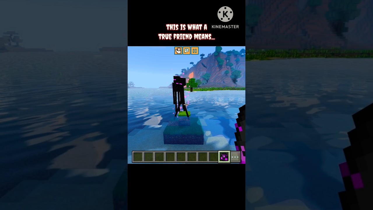 Minecraft this is what a true frienD means... 
