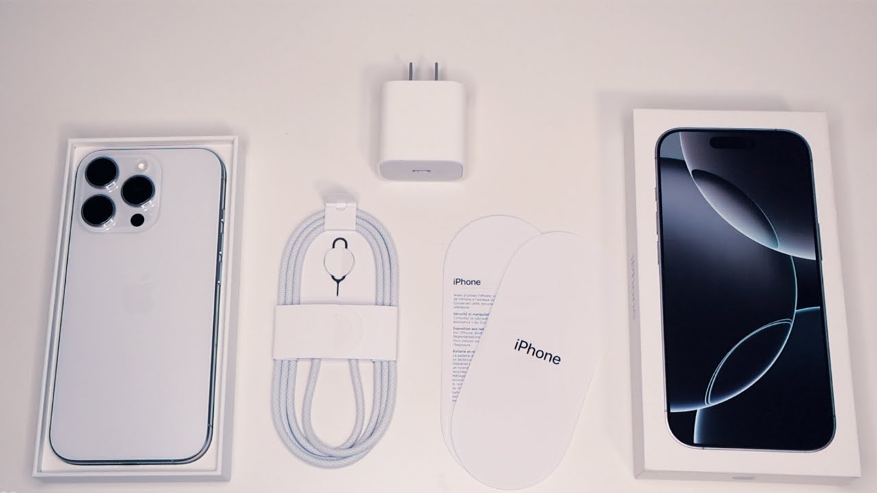 iPhone 16 Pro Unboxing: White Titanium! - YouTube