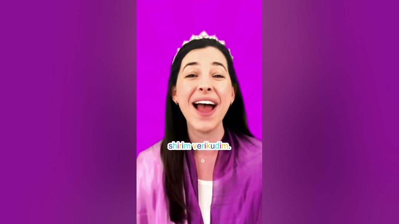 Sing a catchy Purim song with Ms. Sara!! #hebrewsingalong #shabbatshalom jewishkids #purimsong