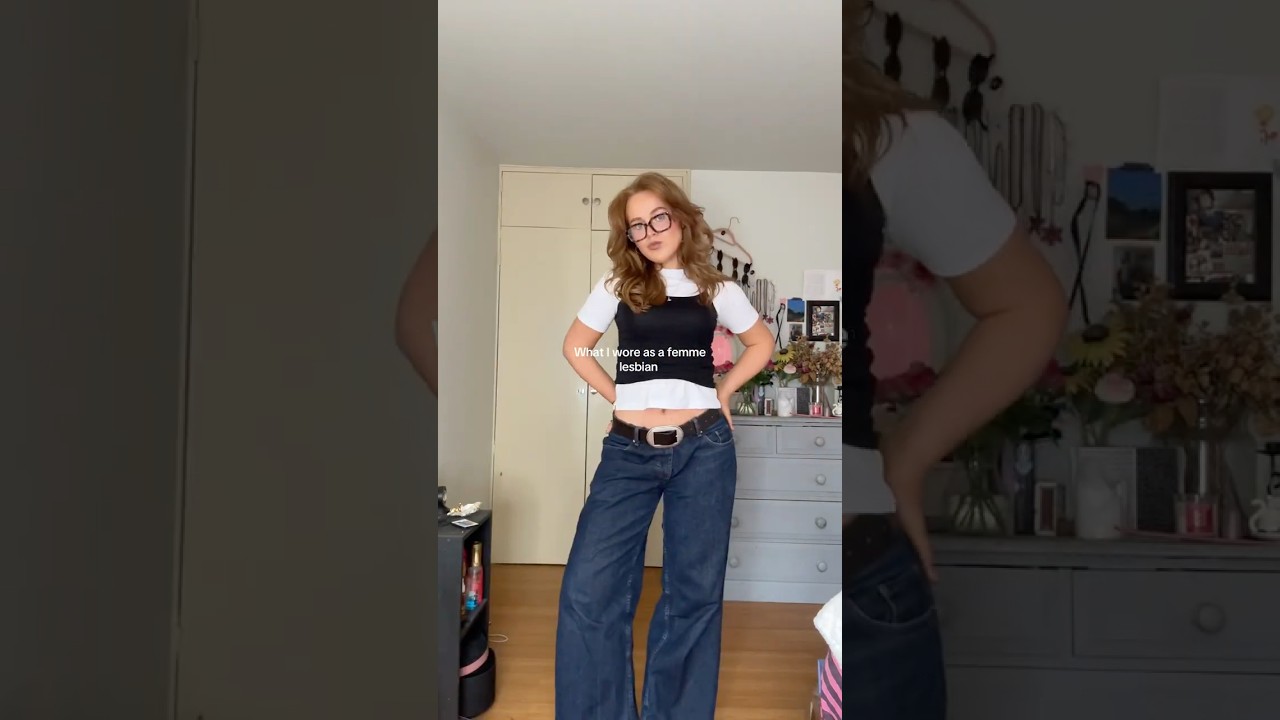 ⁣What I wore as a femme lesbian #springoutfit #wlw #lesbianfashion #whatiwore #outfitinspo