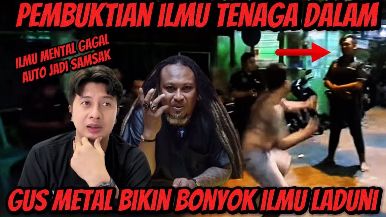 ILMU TENAGA DALAM DIBUAT B0NY0K GUS METAL, ILMU LADUNI GAGAL AUTO JADI SAMSAK