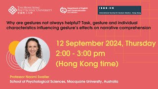 Seminars - Why are gestures not always helpful