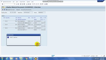 Material Document Posting Date in SAP