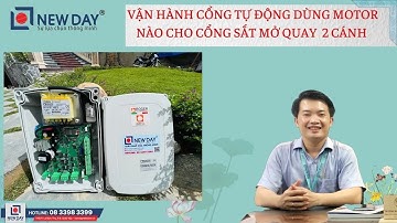 Motor cổng nào tốt cho cổng sắt mở quay 2 cánh-cổng tự động Đà Lạt |cổng tự động New Day|0833983399