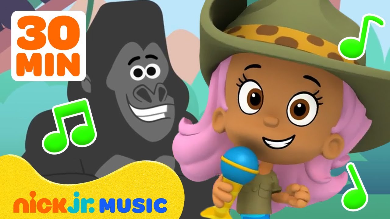 Songs about ANIMALS! w/ Bubble Guppies, Dora & More! 🐶 30 Minutes | Nick Jr. Music