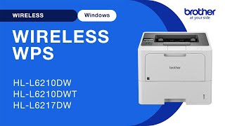 HLL6210DW set up wireless with WPS - Windows