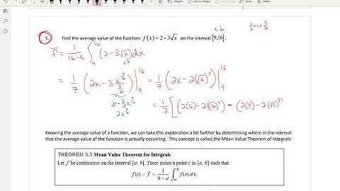 Calculus 1 - 5.4 Working with Integrals