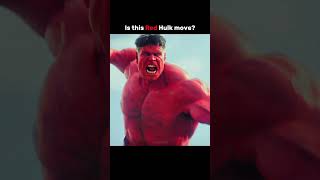 Red Hulk Is A Copycat? Red Hulk & Incredible Hulk Edit