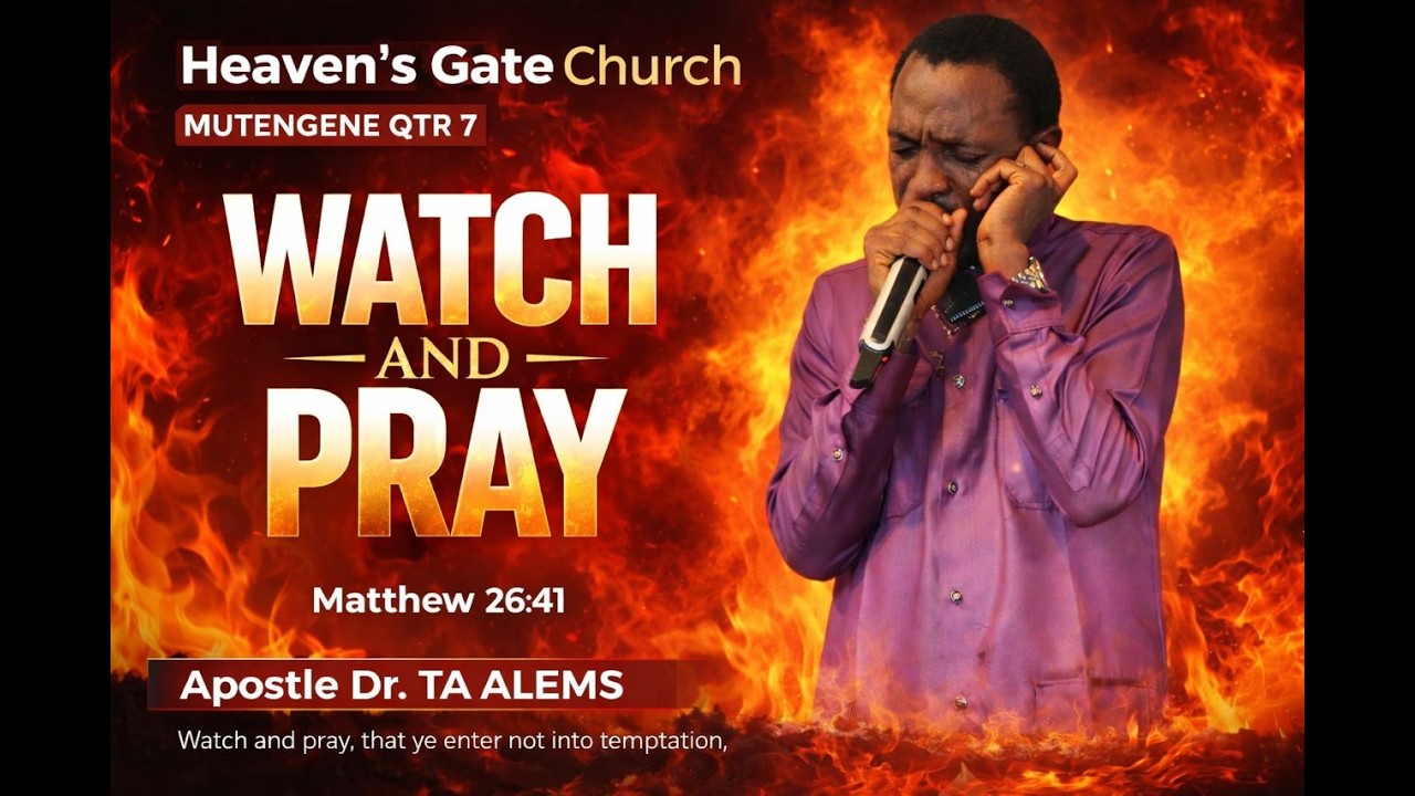 WATCH AND PRAY By Apostle DR. T.A ALEMS | 22nd February 2026