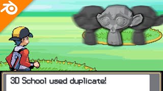How to duplicate models in blender