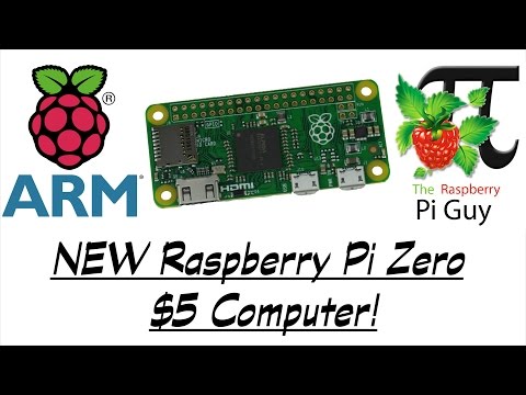 NEW Raspberry Pi Zero - $5 Computer!