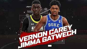 NBA 2K20 - How To Create Vernon Carey Jr. & Jimma Gatwech (2020 NBA Draft)