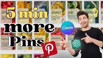 Bulk Create  Pinterest Pins: Pin Design Made Easy with Canva! and chatGPT