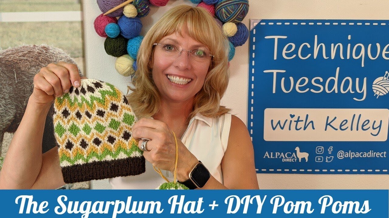 How to make Pom Pom keepers for knitted hats 🧶 