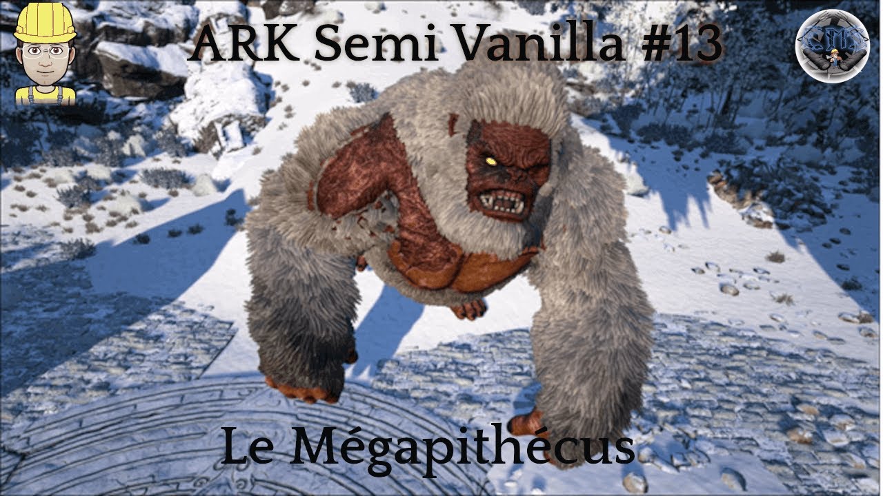 Megapithecus Cool ARK Semi Vanilla #13 Le Mégapithécus gamma et béta - YouTube