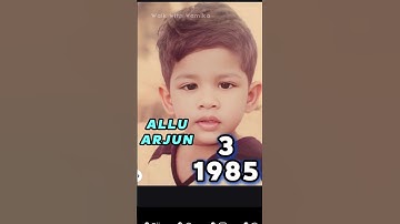 ALLU ARJUN Age Transformation (1982-2025) | Allu Arjun life journey evolution #alluarjun #pushpa2
