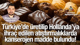 Hollanda’ya ihraç edilen atıştırmalıklarda kanserojen madde bulundu!