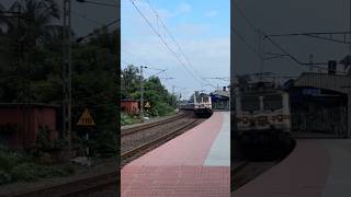 High Speed Train Crossing 🚆|| Train With Full Speed Running || #train #speed #trainjourney #viral
