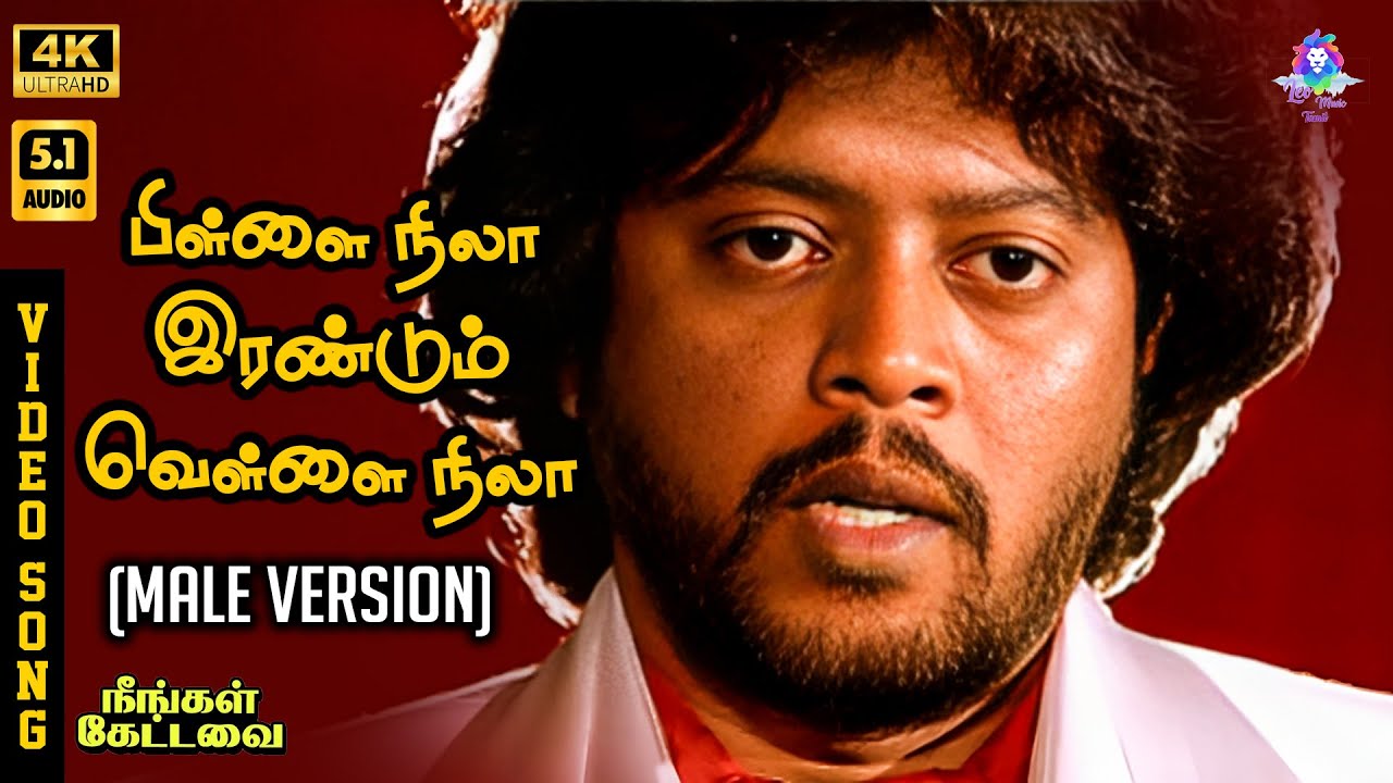 Pillai Nila Irandum Vellai Nila (Male) | 4K Video Song 5.1| Thyagarajan | K J Yesudas | Ilaiyaraaja