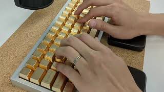 新感覚】完全メタル製キーキャップで極上のタイピング体験を。by
