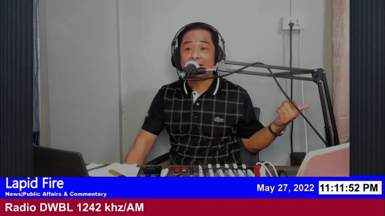 SUPPORTERS NI DIGONG NIYO, BINABANATAN NA SI MARCOS JR.! (LAPID FIRE, May 27, 2022)