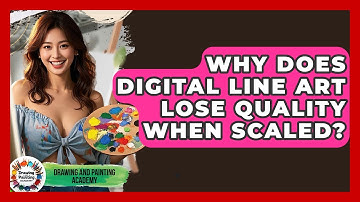 Why Does Digital Line Art Lose Quality When Scaled? - Drawing and Painting Academy
