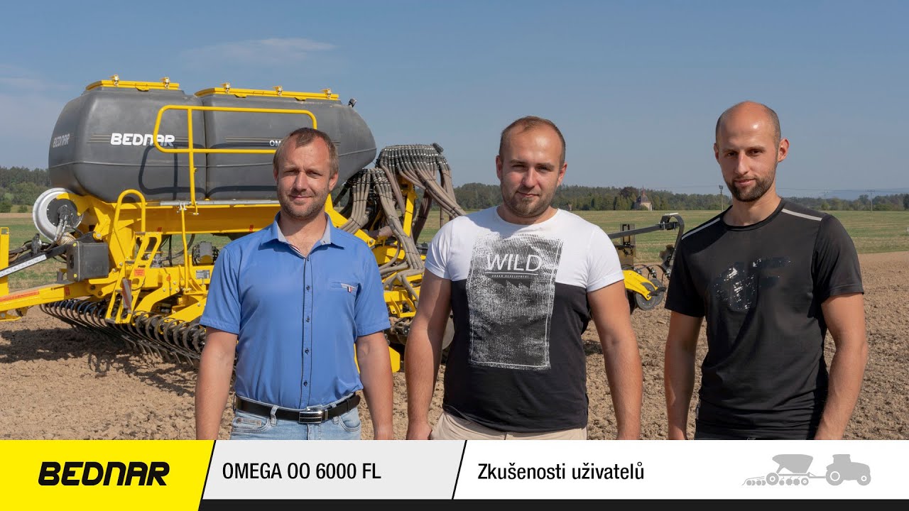 BEDNAR: Zemědělské družstvo Dolany využívá secí stroj OMEGA OO 6000 FL