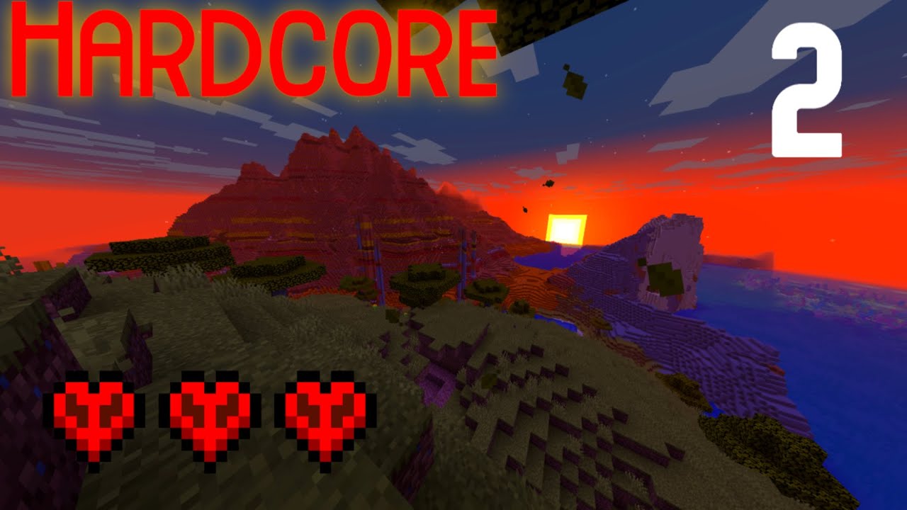 Beating Minecraft for the first time in hardcore (Part 2) - YouTube